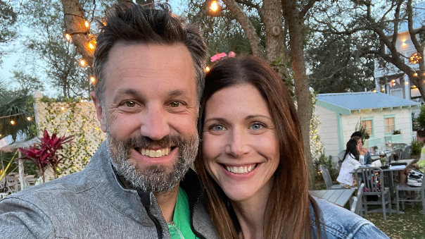 Andy and Beth Jenkins outdoors